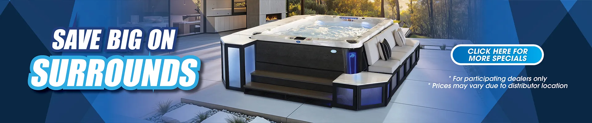 Calspas hot tub being used in a family setting - Ocala
